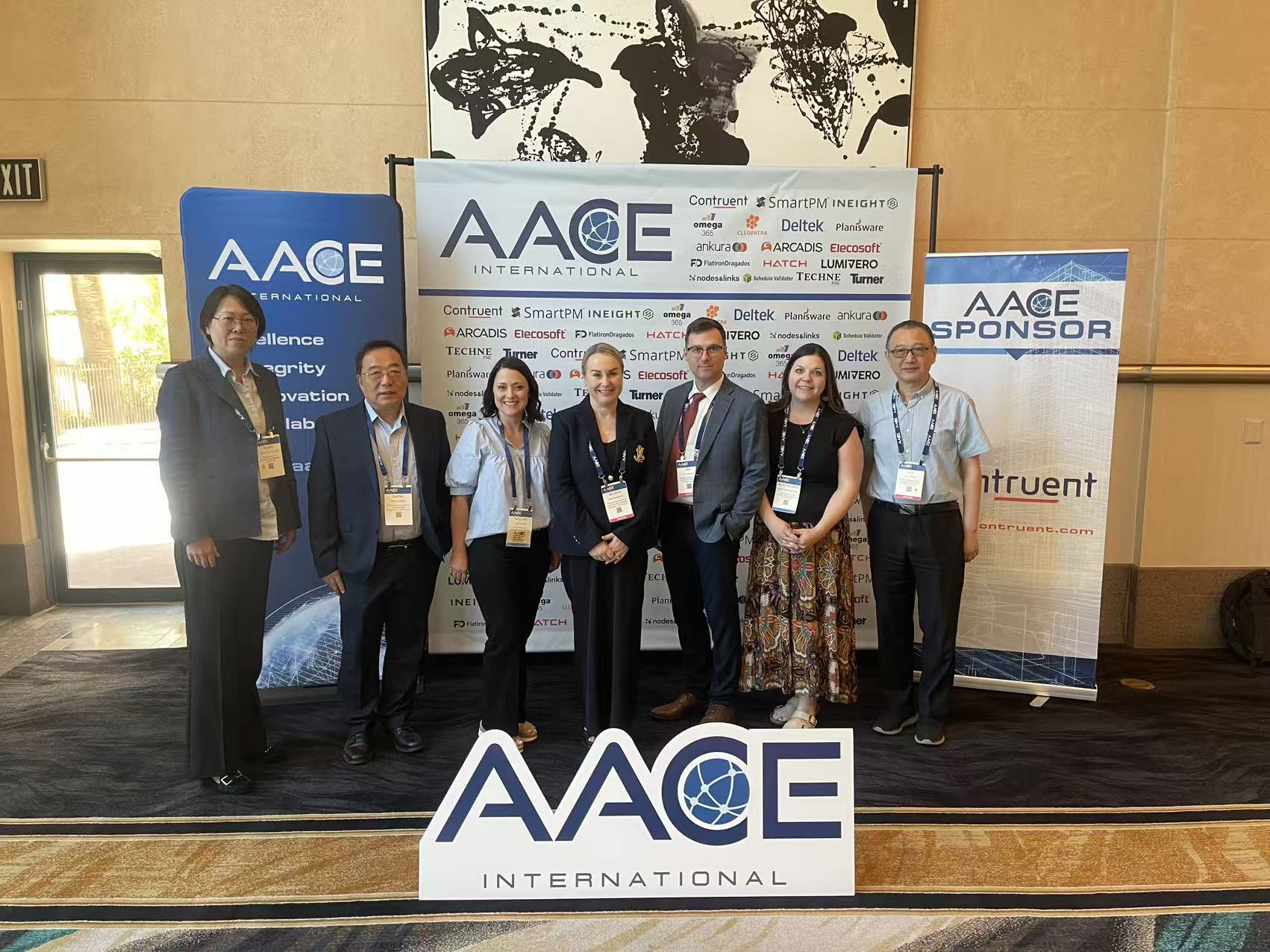 Region 8 leaders with AACE headquarters staff